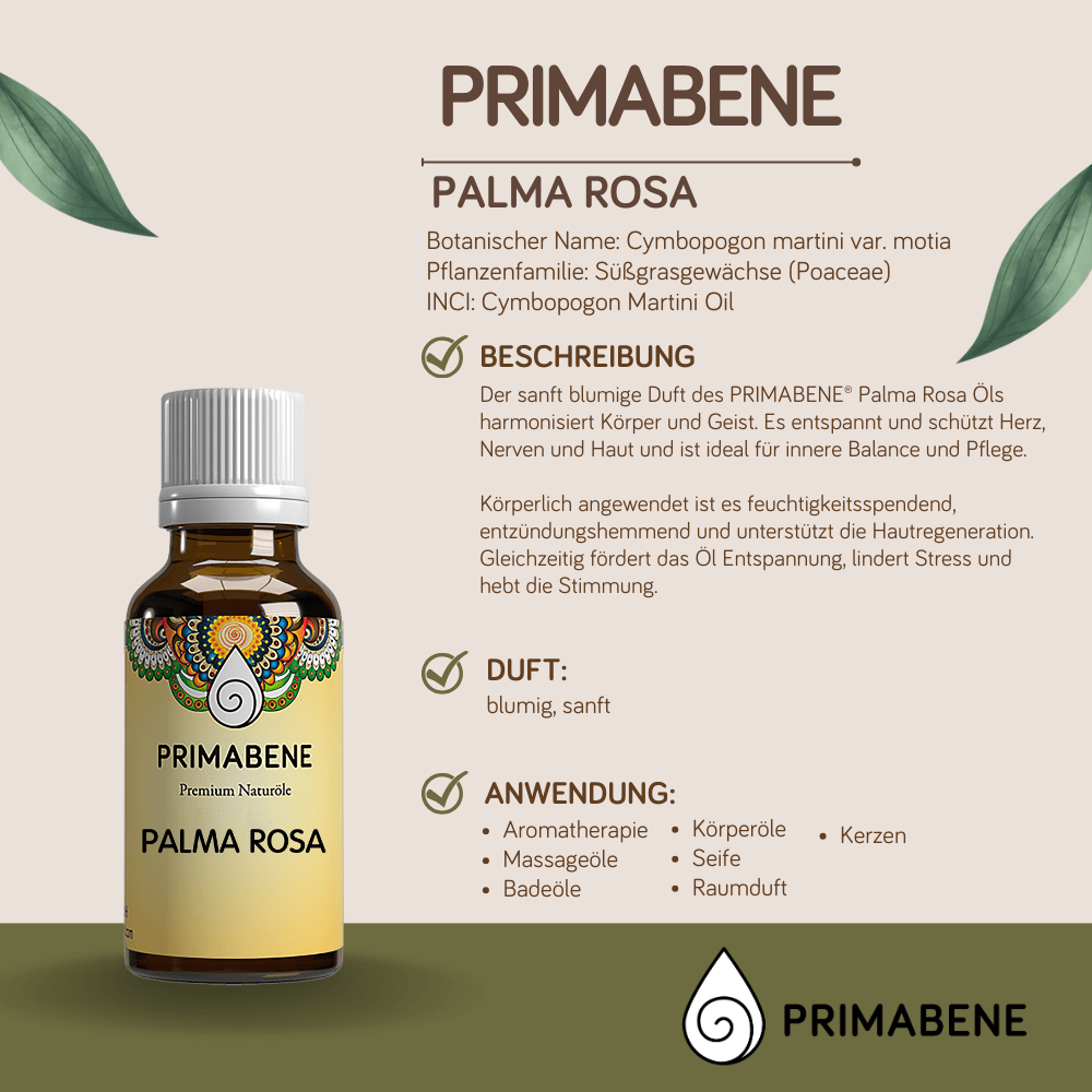 Bild von Palma Rosa, 100% rein ätherisches Öl